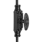 Hamilton Brass Dalston Cabinet Iron Cremone/Espagnolette Bolt Hardware 2 feet Black Powder Coated Up to 2 feet Cabinets