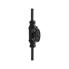 Hamilton Brass Dalston Cabinet Iron Cremone/Espagnolette Bolt Hardware 2 feet Textured Matt Black Up to 2 feet Cabinets