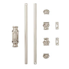 Hamilton Brass Stepney Cabinet Brass Cremone/Espagnolette Bolt Hardware 2 feet Antique Brass Lacquered Up to 2 feet