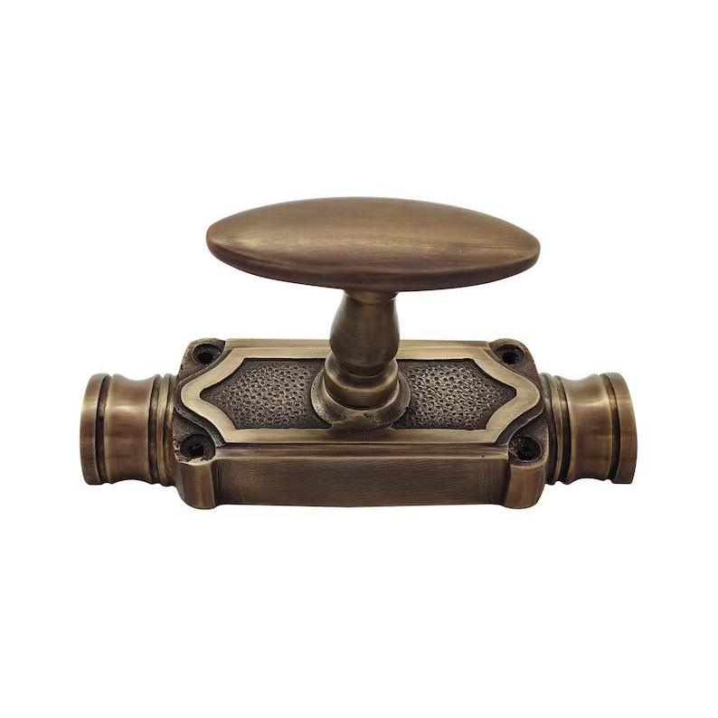Hamilton Brass Stepney Door Brass Cremone/Espagnolette Bolt 9 feet Antique Brass Lacquered Up to 9 feet Doors