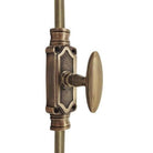 Hamilton Brass Stepney Door Brass Cremone/Espagnolette Bolt 9 feet Antique Brass Lacquered Up to 9 feet Doors
